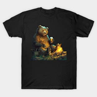 Grizzly Bear Hunting Skills T-Shirt